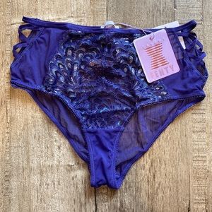 SavagexFenty Lace High Waist Strappy Brief